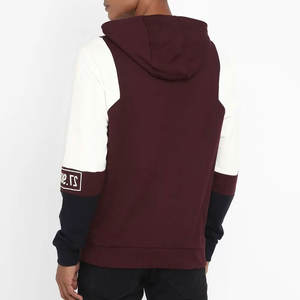 Wholesale Customized Men's Red Color <b>Thermal</b> <b>Hoodies</b> High Quality Drop Shoulder Breathable Men's <b>Hoodies</b> With Solid Color - Product Image 4