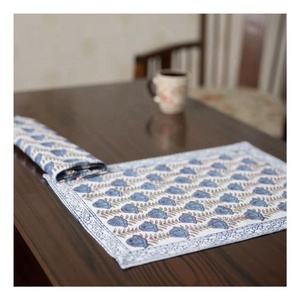 Hot Selling Best Grade Festive Home Decoration Stylish Durable Waterproof Customized Christmas Cotton <b>Table</b> Mat Placemat Set - Product Image 3