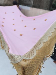 ผ้าลากัน chadar สำหรับเจ้าสาวทางเข้าสำหรับเจ้าสาว4แท่งเพื่อถือ viyaah อิสลามตกแต่งงานแต่งงาน sikh แบบดั้งเดิม - Product Image 4