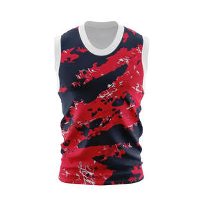 Camiseta de Baloncesto para Adultos de Secado Rápido y Transpirable, Colores de Equipo, Camiseta de Baloncesto Personalizada por Sublimación para Adultos con Opción de Número y Logotipo - Product Image 1