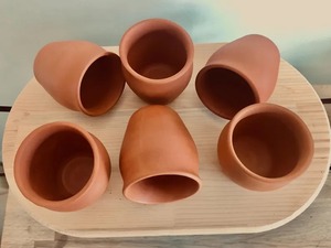 Taza de Barro Hecha a Mano de Calidad de Exportación, 150 ml, Estilo Natural Moderno para Beber Té y Café a Diario, Acabado Natural de Barro, Regalo Navideño - Product Image 4