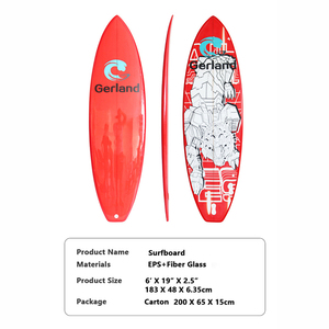 Planche de surf de compétition professionnelle haute performance Logo OEM/ODM Planche dure EPS courte avec fibre de verre pour le surf des eaux océaniques - Product Image 4