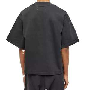 T-shirt en coton tricoté surdimensionné personnalisé pour homme avec logo imprimé, grandes tailles, coupe ample, style chinois - Product Image 6