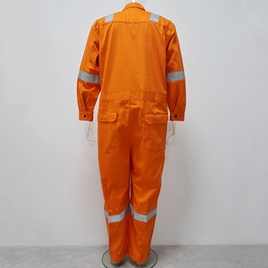 Jumpsuit 100% Cotton Flame Retardant Work Overalls Uniform Workwear Hi Vis Working Coverall <b>Reflective</b> <b>Safety</b> <b>Clothing</b> - Product Image 4
