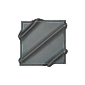 Foulard carré en crêpe de soie délavé à la pierre 90x90 coloré - Product Image 1