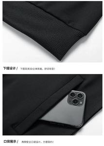 กางเกงฟิตเนสผู้ชายสำหรับฤดูใบไม้ผลิ2025ชุดเล่นกีฬาสันทนาการมีฮู้ดแขนยาวชุดวิ่งจ๊อกกิ้งแอโรบิกประกบเทรนด์แฟชั่น - Product Image 3