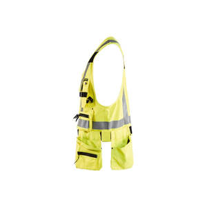 Chaleco reflectante de alta visibilidad para niños, chaleco de seguridad infantil mejorado para actividades al aire libre y uniforme de trabajo de topógrafo - Product Image 3