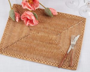 Woven Rattan <b>Placemats</b> (Set of 4) - Product Image 1
