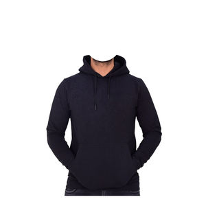 เสื้อมีฮู้ดแบบสวมหัว450 GSM สำหรับทุกเพศผ้าโพลีเอสเตอร์/ ผ้าฝ้ายปักกันลม - Product Image 1