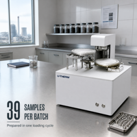 Machine de préparation d'échantillons de laboratoire pour charbon, coke, biomasse, équipement d'encapsulation automatique de capsules en étain pour l'analyse CHN