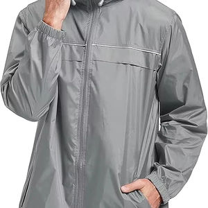Nouvel Arrivage 2026 – Veste Coupe-Vent Homme Demi-Zip Imperméable Personnalisable à Séchage Rapide avec Double Fermeture Éclair – Vente en Gros - Product Image 1