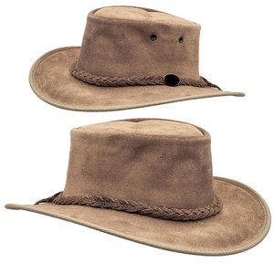 Sombrero de vaquero de cuero hecho a mano de calidad premium con tamaño ajustable Sombrero de invierno ligero ecológico para exteriores - Product Image 6