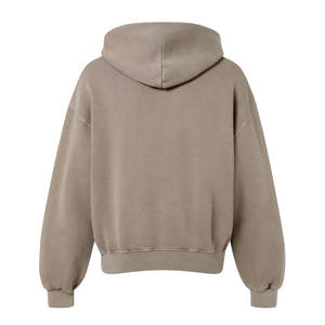 Venta al por mayor personalizada Zip Up Streetwear cremallera doble cremallera Polar peso pesado Sudadera con capucha hombres sudaderas con capucha - Product Image 2