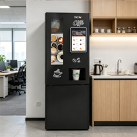 Distributeur automatique de café de bureau TCN, entièrement automatique, du grain à la tasse, usage commercial pour les bureaux, les hôtels, solution pour les entreprises