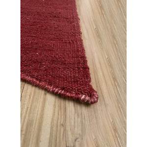 พรมลายเรียบแบบนามธรรม ทำจากปอกระเจาและป่าน สีแดงและสีส้ม สำหรับตกแต่งบ้าน รุ่น Pdjt-385 - Product Image 4