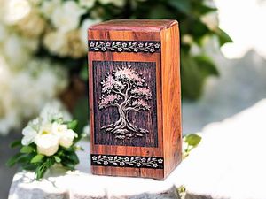 Handmade Wooden Human Urn | Premium Quality | Wholesale Bulk Factory Price - Product Image 2