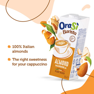 Boisson à base d'amandes OraSi Barista pour professionnels, 1 litre, 12 unités, durée de conservation de 420 jours - Product Image 5