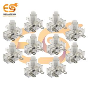 Ky105c Điện Tử Gia Vị 10A 250V Spst Tự Khóa Tactile Chuyển Đổi Với Trong Suốt 6Mm Kim Loại Tấm Max Điện Áp 12V - Product Image 4