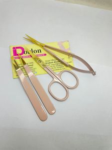 แหนบถอนขนคิ้วเคลือบสีนู้ดพร้อมปลายชุบทองแหนบแต่งคิ้วแบบยั่งยืน - Product Image 5