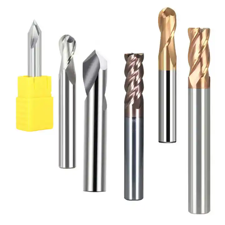 Made in China Source Factory Milling Cutter CNC Cutter End Mill Solid Carbide End Mill HRC45 HRC55 HRC654 Flute End Mill