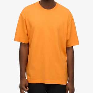 Camiseta informal de manga corta para hombre 100% algodón cuello redondo hombro caído 220 Gsm logotipo personalizado impreso sólido tejido DTF de talla grande - Product Image 4