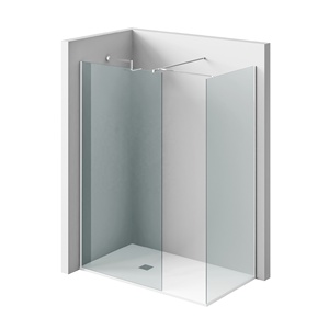 Cabina de <span class=keywords><strong>ducha</strong></span> de vidrio templado, transparente, Nano, fijo, sin marco, grueso, personalizable, para Baño - Product Image 6