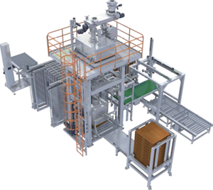 Máquinas de llenado de sistema automático PLC de industria cosmética para Big Bag/FIBC Packaging Diseño personalizado SG Origin - Product Image 3