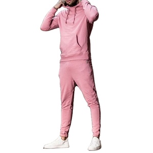 Survêtement pour homme en molleton 100% coton, coupe ample, extensible dans les quatre sens, respirant, confortable, grande taille, logo personnalisé - Product Image 2