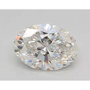 1.01 CT E Color VS2 Diamant de laboratoire de coupe ovale Excellente bonne variation de coupe Ombre certifiée AUCUNE Profondeur 0% Diamant naturel en vrac - Product Image 1