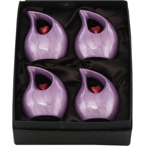 American Style Lavender Cremation Urn Decorative <b>Keepsake</b> <b>for</b> Human <b>Ashes</b> - Product Image 1
