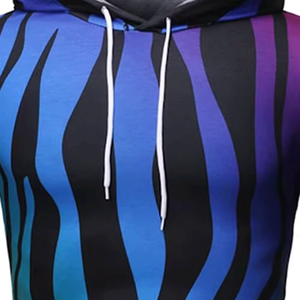 Sweat à capuche pour hommes Logo personnalisé Vente en gros Sweat-shirt à capuche imprimé à grande capuche par sublimation coupe et couture Sweat à capuche pour hommes - Product Image 6