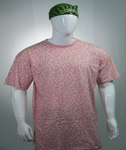 T-shirt noir à col en O personnalisé pour hommes, motif solide biologique lourd, 100% coton, logo de sérigraphie tricoté uni de grande taille - Product Image 5