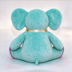 Elefante de peluche personalizado, elefante de peluche verde, elefante de peluche kawaii, juguete de peluche para niños - Product Image 4