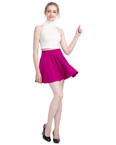 Jupes de sport personnalisées pour femmes, golf, tennis, séchage rapide, couleur unie, poches, matière spandex, grandes tailles adultes - Product Image 1