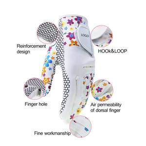 Latest Style Top Quality Sheepskin Leather Golf <b>Gloves</b> Custom Logo Design All Weather Digital Sublimation Style Golf <b>Gloves</b> - Product Image 6