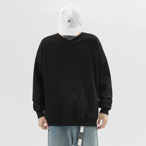 Sweat-shirt à capuche uni en coton unisexe avec broderie personnalisée pour enfants et adultes - Product Image 6