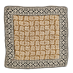 Pañuelos cuadrados 100% algodón hechos a mano con estampado en bloque, diseño Bagru Dabu, transpirables y duraderos, para cubrir la cara y el cabello de las mujeres. - Product Image 6