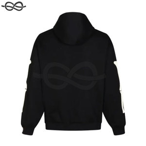 Top qualité 100% coton vêtements pour hommes sweats à capuche Denim Streetwear survêtements bouffée impression larmes à capuche pour hommes - Product Image 6
