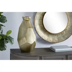 Florero de Metal Negro Mate para Interiores de Casas de Lujo, Decoración del Hogar, Florero de Mesa Ecológico de Zahid Exports - Product Image 1