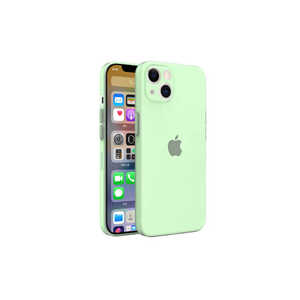 Coque en silicone liquide vert clair MSRA de qualité supérieure pour iPhone 13, 11 Pro et 7 Plus, petite coque de protection arrière - Product Image 1