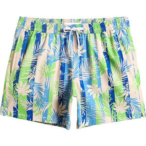 Short de bain camouflage taille haute personnalisé séchage rapide short de plage doublure en maille poches zippées logo personnalisé écologique vente en gros - Product Image 5