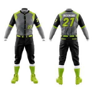 Design Your Own Men <b>Baseball</b> Uniform Full <b>Set</b> OEM Custom Teamwear Breathable Fabric Quick Dry Design Factory Wholesale Supplier - Product Image 6