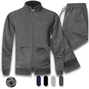 ชุดวอร์มลำลองแบบมีซิปสำหรับผู้ชาย2ชิ้นสำหรับฤดูหนาวเสื้อโปโลมีซิปพิมพ์ลาย3D กางเกงขาสั้นแขนสั้นเฮฟวี่เวทเป็นมิตรกับสิ่งแวดล้อมสำหรับฤดูหนาว - Product Image 2