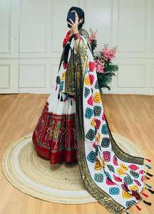 Piludi Dola Wholesale Manufacturers of Silk Bandhej Print and Plain Lehenga Choli <b>Indian</b> & <b>Pakistani</b> <b>Clothing</b> - Product Image 3