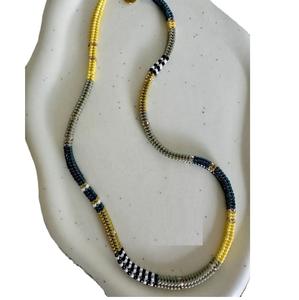 Colliers de perles de rocaille personnalisables et pendentifs de bohème pour femmes Collier de perles de rocaille personnalisé fait à la main - Product Image 4