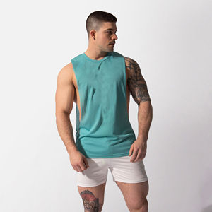 Camisetas sin Mangas de Algodón para Hombre, Cuello Redondo, Corte Ajustado, Talla Personalizada XL, para Fisicoculturismo y Running - Product Image 5