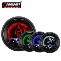 Universal Baru untuk Seri EVO Digital 60mm 12V Pengukur Suhu Oli untuk Mobil & Truk