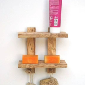 Porte-savon en bois durable de luxe pour salle de bain, évier de cuisine, support à savon, égouttoir, accessoire de maison écologique - Product Image 1