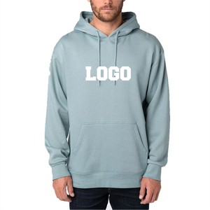 Sweat à capuche en molleton premium avec logo personnalisé pour unisexe, mélange de coton doux, streetwear décontracté, sweat-shirt avec poche kangourou - Product Image 4