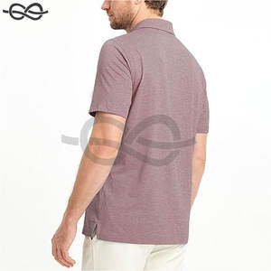 Polo de golf unisexe avec impression personnalisée en coton 100% de qualité supérieure pour hommes vente en gros de logo brodé personnalisé taille solide motif - Product Image 3